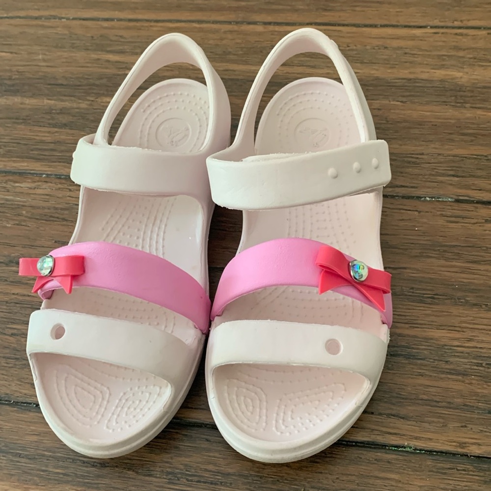 Girls croc sandals size 13